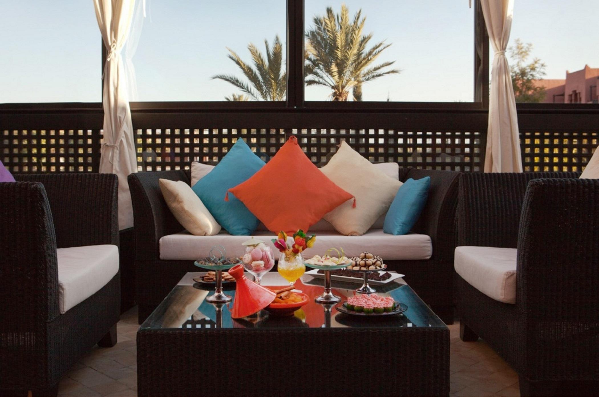 Kenzi Menara Palace & Resort Marrakesh Bagian luar foto The Terrace at the Hotel