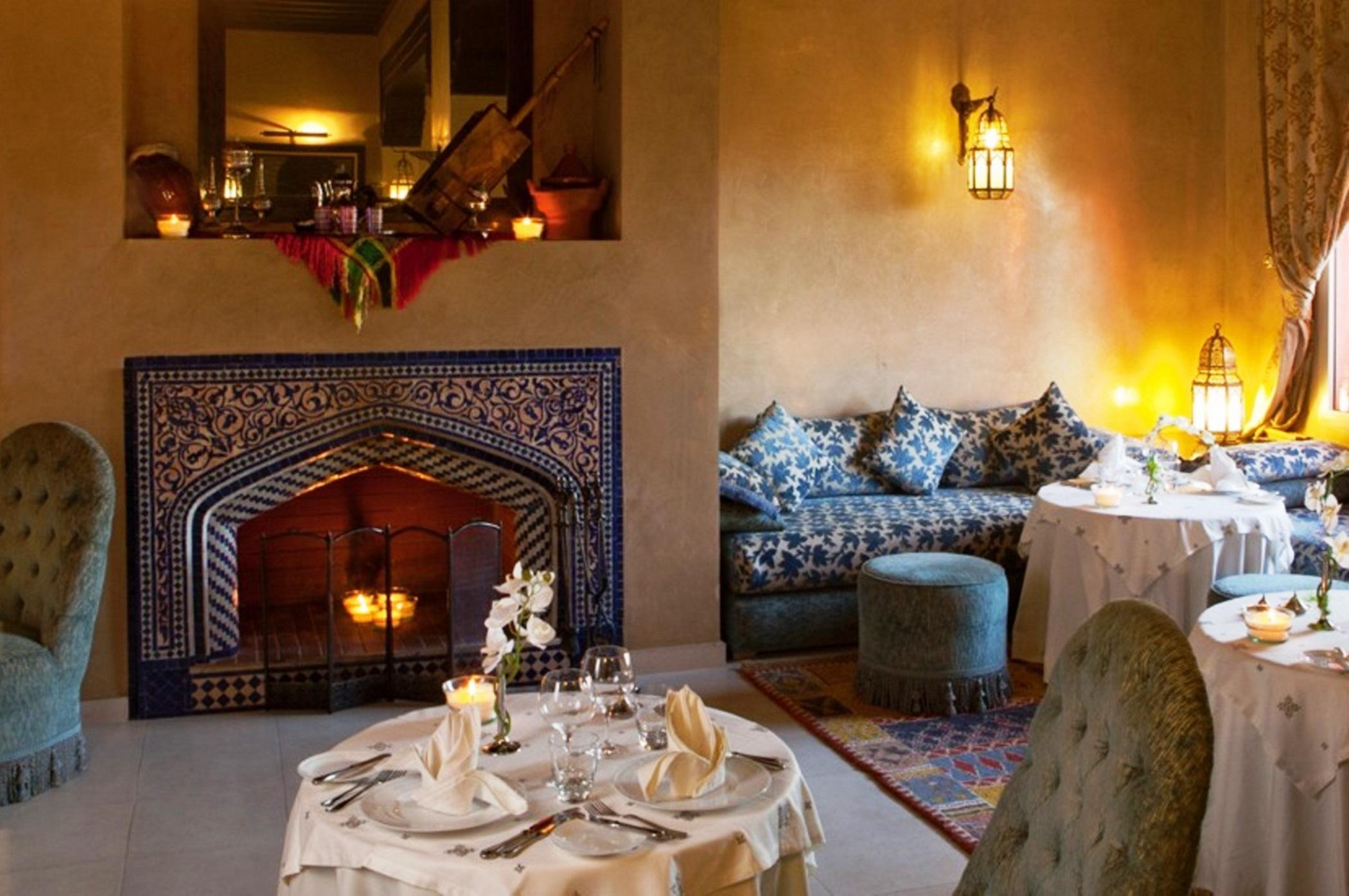 Kenzi Menara Palace & Resort Marrakesh Bagian luar foto The restaurant at the hotel