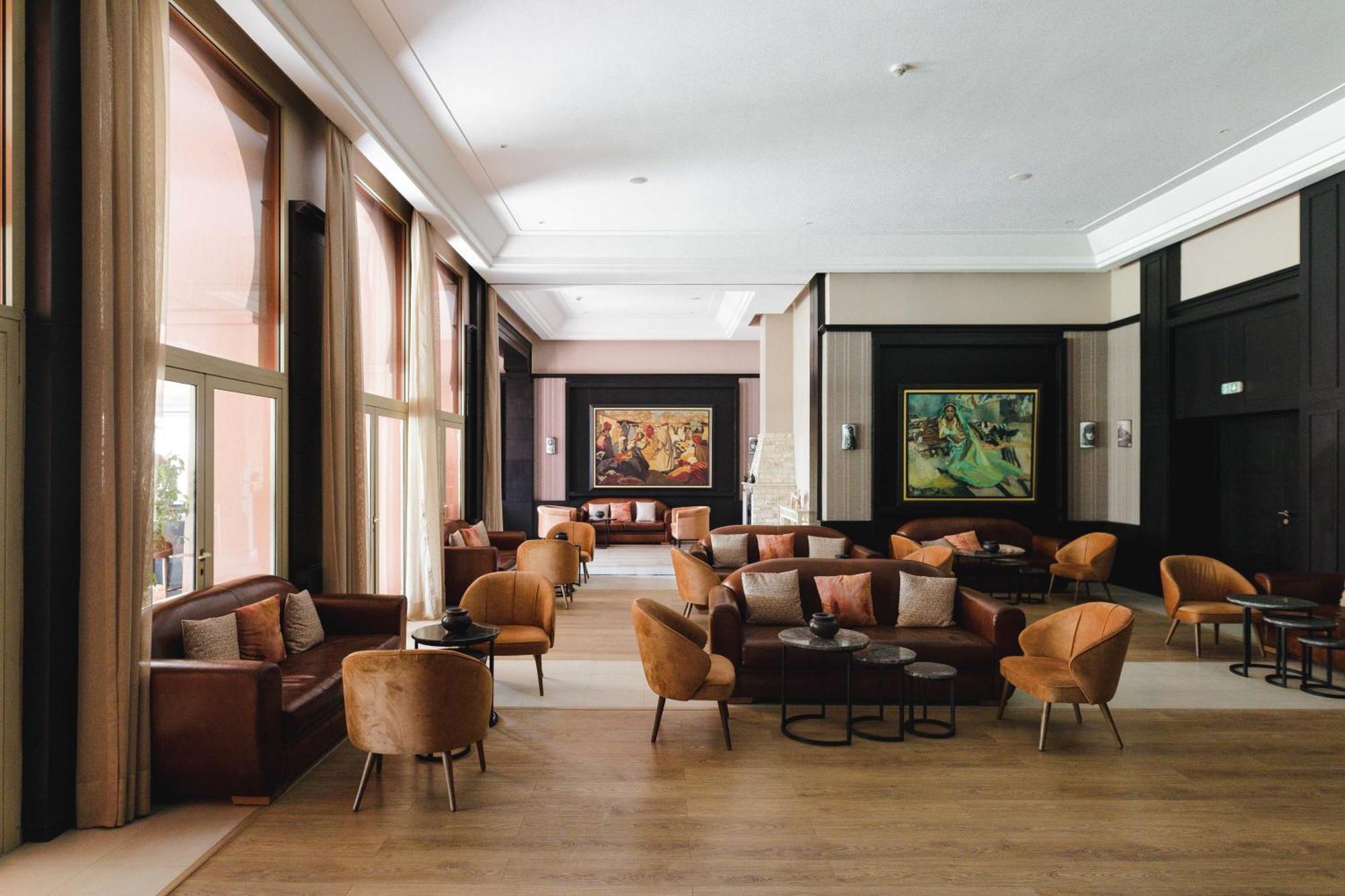 Kenzi Menara Palace & Resort Marrakesh Bagian luar foto The hotel's lobby