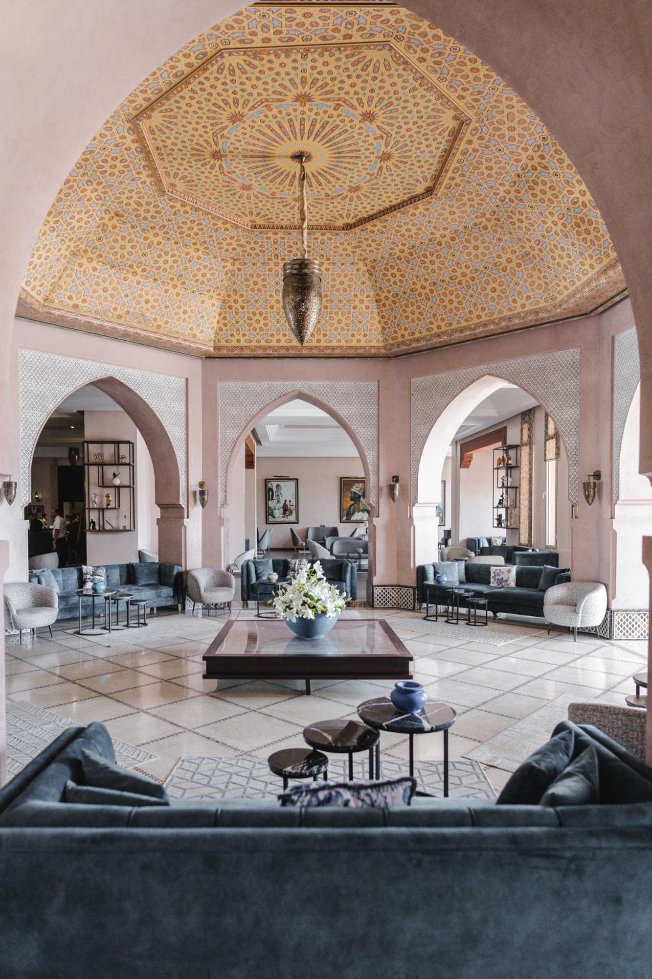 Kenzi Menara Palace & Resort Marrakesh Bagian luar foto The lobby of the hotel